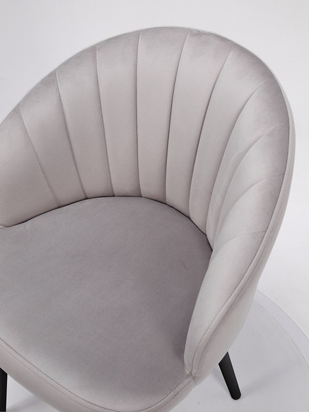 Изображение товара Стул Памир Зефир  (светло-серый/черный)