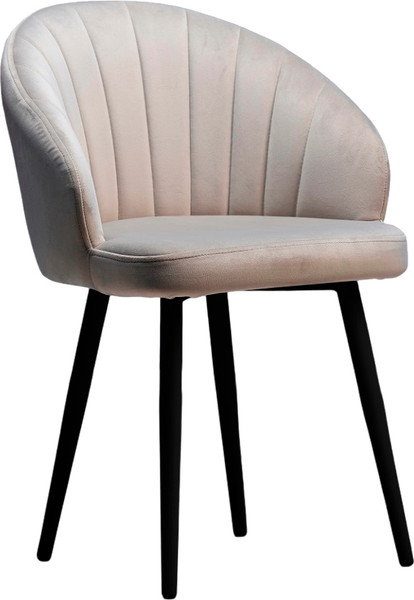 Изображение товара Стул Памир Зефир  (светло-серый/черный)