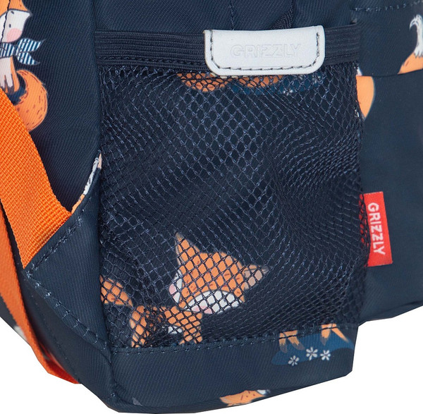 Изображение товара Детский рюкзак Grizzly RK-478-7 (синий/лисички)