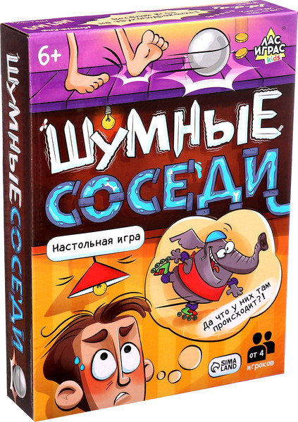 Изображение товара Настольная игра Лас Играс Kids. Шумные соседи / 9943248