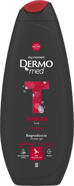 Изображение товара Гель для душа Dermomed Tone для мужчин с женьшенем (450мл)