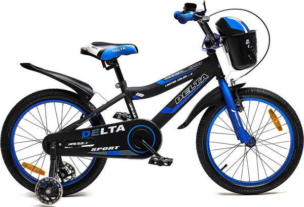 Изображение товара Детский велосипед DeltA Sport 1805 (18, синий, разобранный, в коробке)
