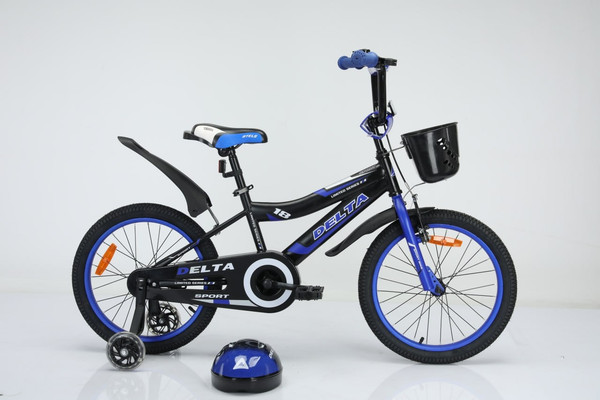 Изображение товара Детский велосипед DeltA Sport 1805 (18, синий, разобранный, в коробке)