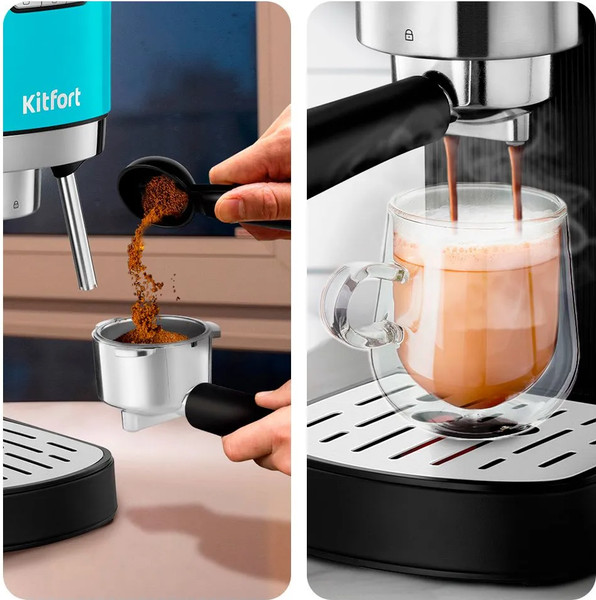 Изображение товара Кофеварка эспрессо Kitfort KT-7461