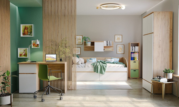 Изображение товара Стеллаж Памир Гретта Куб 4 (крафт золотой)