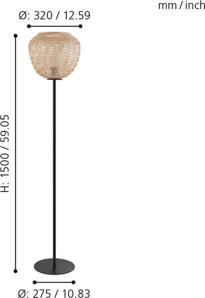 Изображение товара Торшер Eglo Dembleby 43264