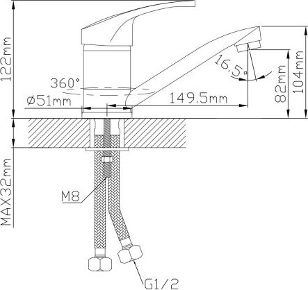 Изображение товара Смеситель Econoce EC0670