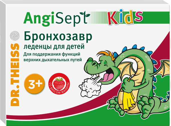 Изображение товара Пищевая добавка Dr. Theiss Леденцы. Бронхозавр. Для детей №6