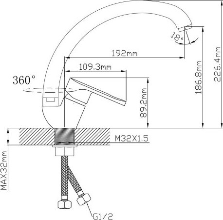 Изображение товара Смеситель Econoce EC0684