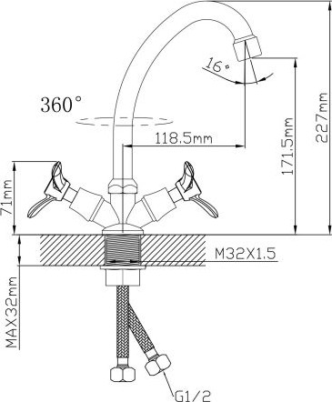 Изображение товара Смеситель Econoce EC0503