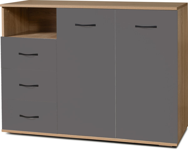 Изображение товара Тумба Мебель-Класс Дрезден (дуб сонома/антрацит)