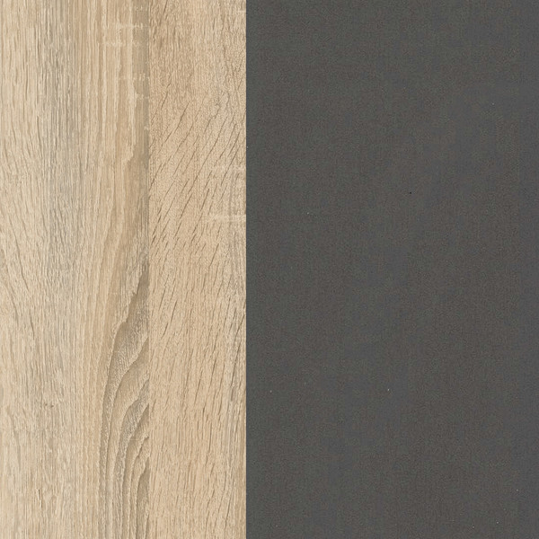 Изображение товара Вешалка для одежды Мебель-Класс Тайм-2 (дуб сонома/антрацит)