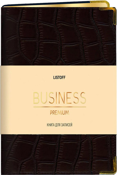 Изображение товара Записная книжка Listoff Impact / КЗБПК5803844 (черный)