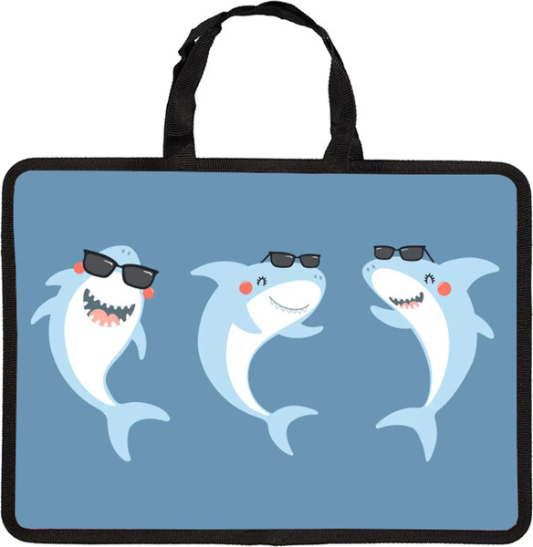 Изображение товара Папка-портфель Listoff Веселые акулы / ПП40109