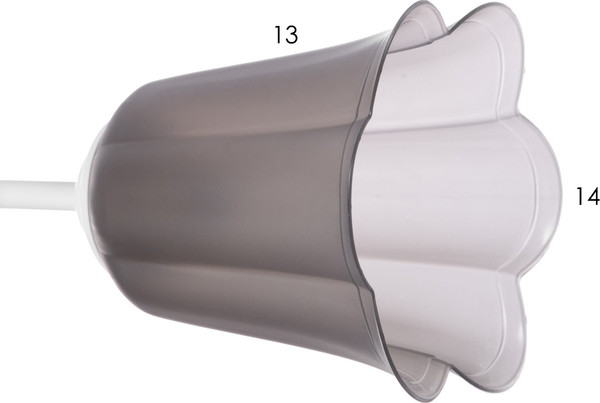 Изображение товара Потолочный светильник BayerLux Онлайн Цветок 9095861 (белый/черный)