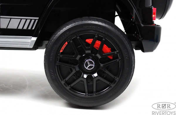 Изображение товара Детский автомобиль RiverToys Mercedes-Benz G63 / K999KK (черный глянец)