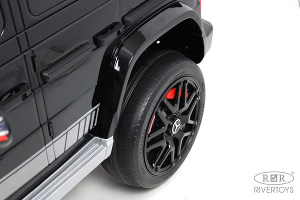 Изображение товара Детский автомобиль RiverToys Mercedes-Benz G63 / K999KK (черный глянец)