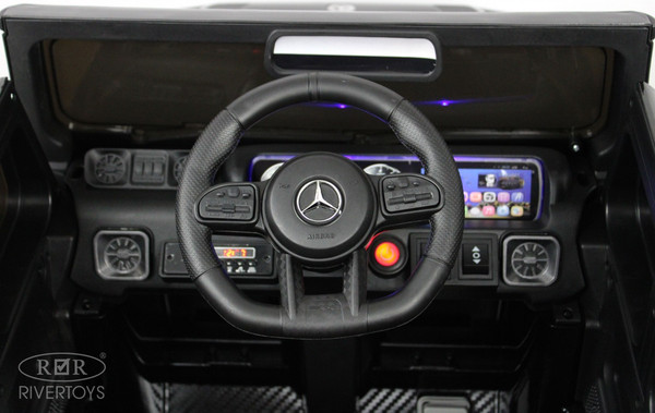 Изображение товара Детский автомобиль RiverToys Mercedes-Benz G63 / K999KK (черный глянец)