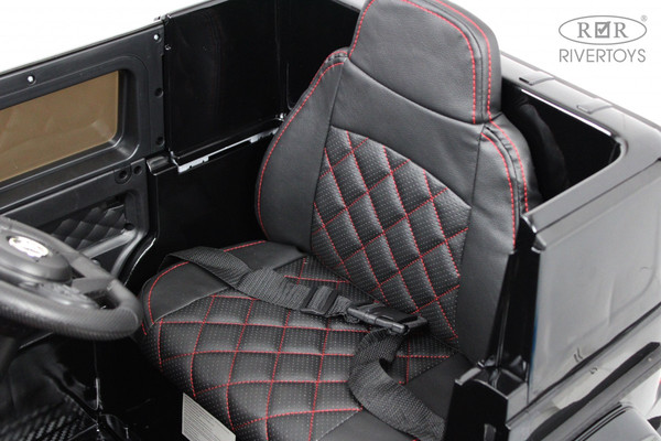 Изображение товара Детский автомобиль RiverToys Mercedes-Benz G63 / K999KK (черный глянец)