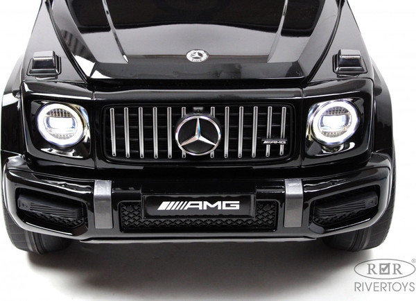 Изображение товара Детский автомобиль RiverToys Mercedes-Benz G63 / K999KK (черный глянец)