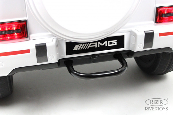 Изображение товара Детский автомобиль RiverToys Mercedes-Benz G63 4WD / K999KK (белый)