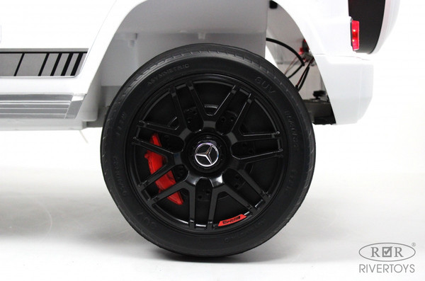 Изображение товара Детский автомобиль RiverToys Mercedes-Benz G63 4WD / K999KK (белый)