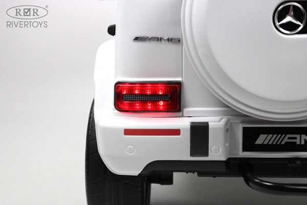 Изображение товара Детский автомобиль RiverToys Mercedes-Benz G63 4WD / K999KK (белый)