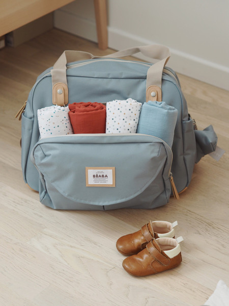 Изображение товара Сумка для коляски Beaba Sac Geneve Green Blue 940271