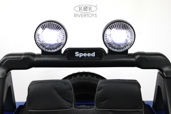 Изображение товара Детский автомобиль RiverToys X004XX (синий глянец)