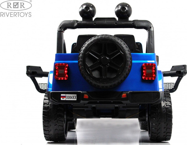 Изображение товара Детский автомобиль RiverToys X004XX (синий глянец)