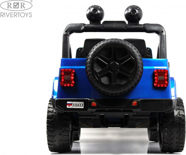 Изображение товара Детский автомобиль RiverToys X004XX (синий глянец)