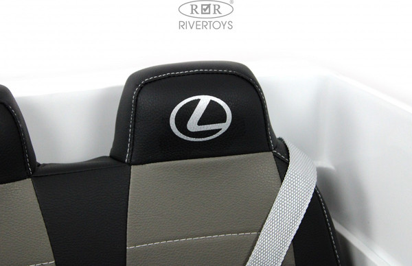 Изображение товара Детский автомобиль RiverToys Lexus 570 / E555EE (белый)