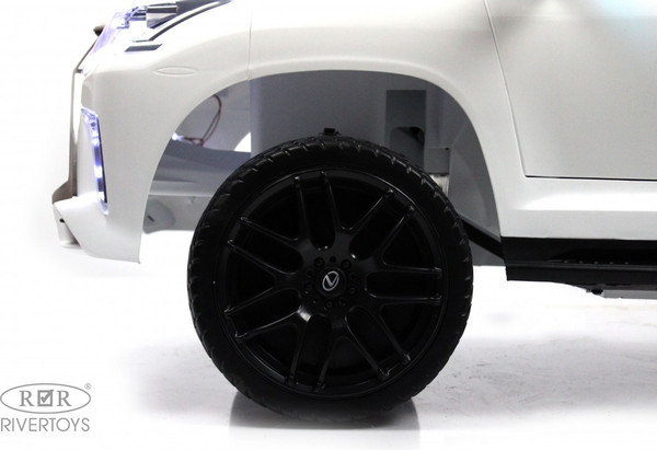 Изображение товара Детский автомобиль RiverToys Lexus 570 / E555EE (белый)