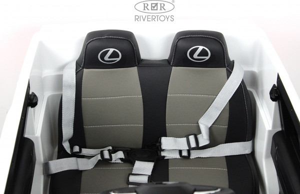 Изображение товара Детский автомобиль RiverToys Lexus 570 / E555EE (белый)