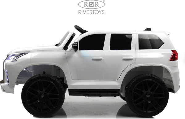 Изображение товара Детский автомобиль RiverToys Lexus 570 / E555EE (белый)