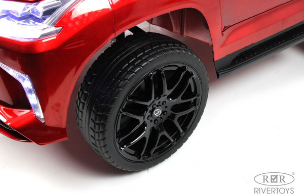 Изображение товара Детский автомобиль RiverToys Lexus 570 / E555EE (красный глянец)