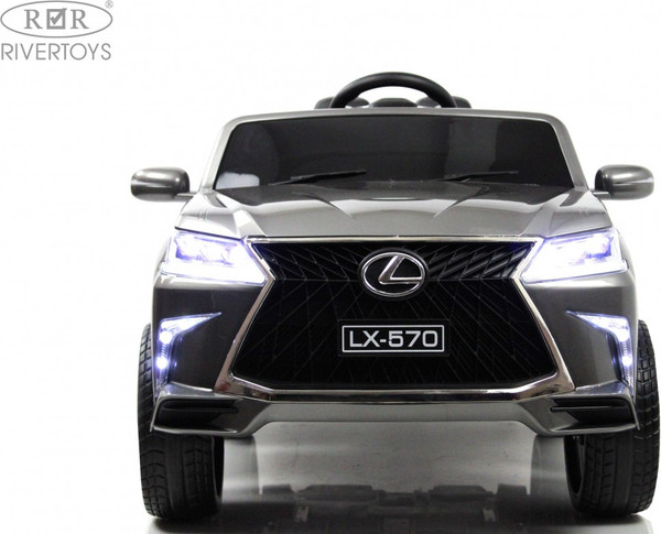Изображение товара Детский автомобиль RiverToys Lexus 570 / E555EE (серый глянец)