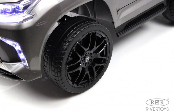 Изображение товара Детский автомобиль RiverToys Lexus 570 / E555EE (серый глянец)
