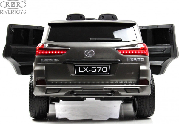 Изображение товара Детский автомобиль RiverToys Lexus 570 / E555EE (серый глянец)