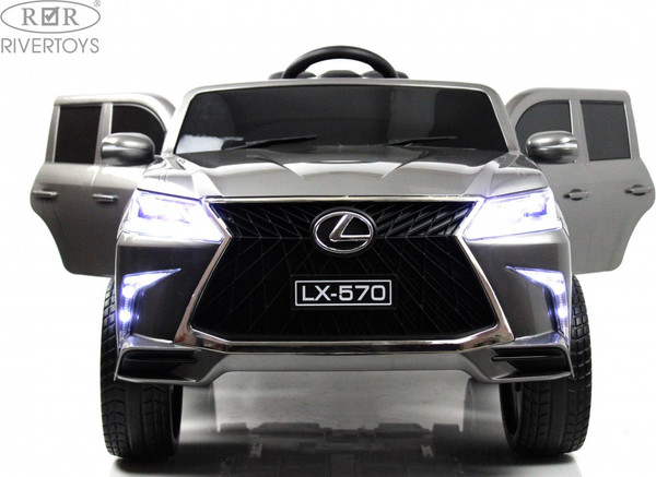 Изображение товара Детский автомобиль RiverToys Lexus 570 / E555EE (серый глянец)