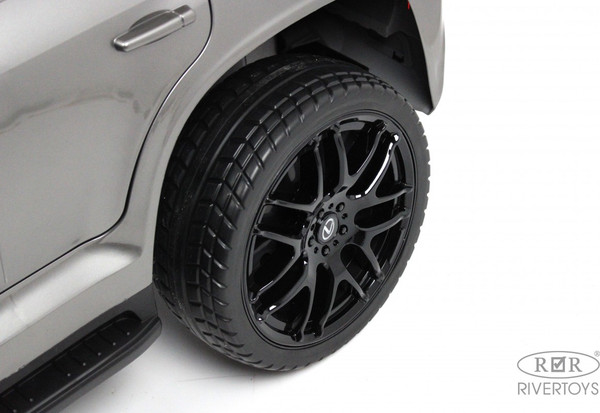 Изображение товара Детский автомобиль RiverToys Lexus 570 / E555EE (серый глянец)