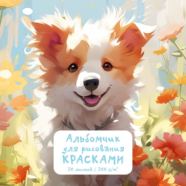 Изображение товара Альбом для рисования Listoff Верный друг / АСЛ202587