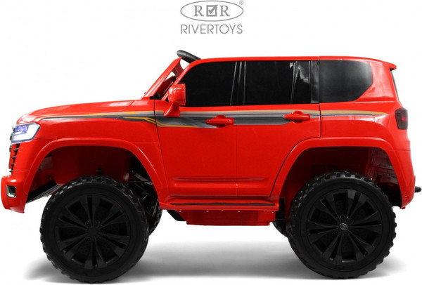 Изображение товара Детский автомобиль RiverToys Toyota Land Cruiser 300 / L999LL (красный)
