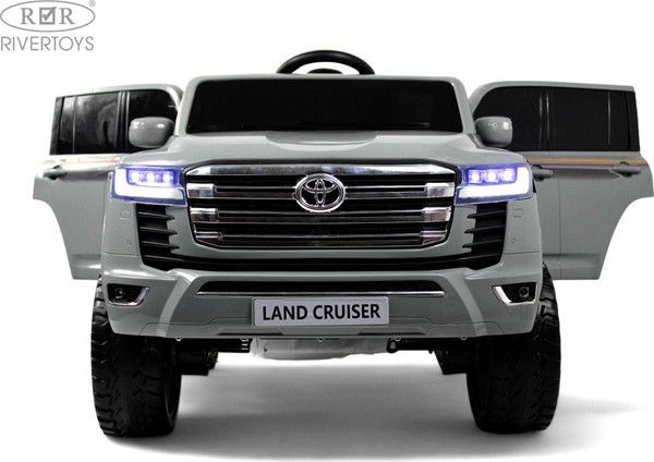 Изображение товара Детский автомобиль RiverToys Toyota Land Cruiser 300 / L999LL (серый)