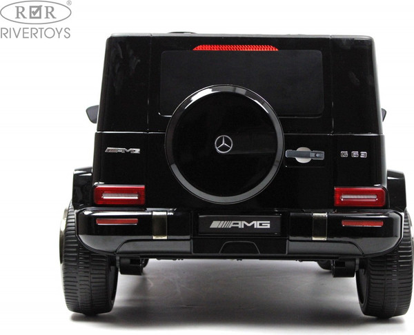 Изображение товара Детский автомобиль RiverToys Mercedes-AMG G63 / S307 (черный глянец)