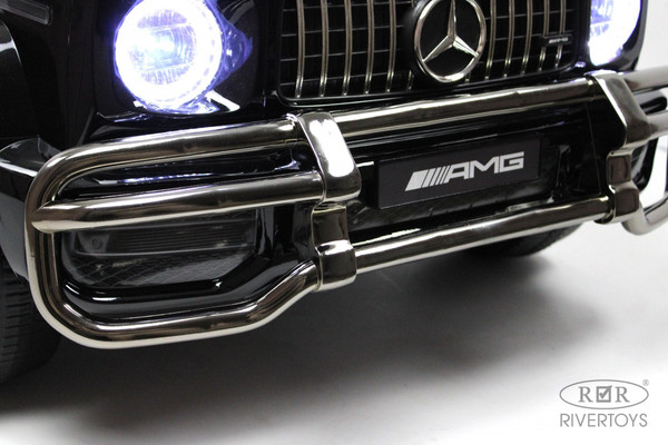 Изображение товара Детский автомобиль RiverToys Mercedes-AMG G63 / S307 (черный глянец)