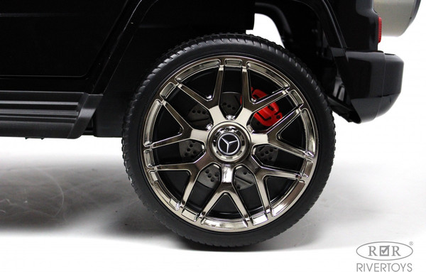 Изображение товара Детский автомобиль RiverToys Mercedes-AMG G63 / S307 (черный глянец)