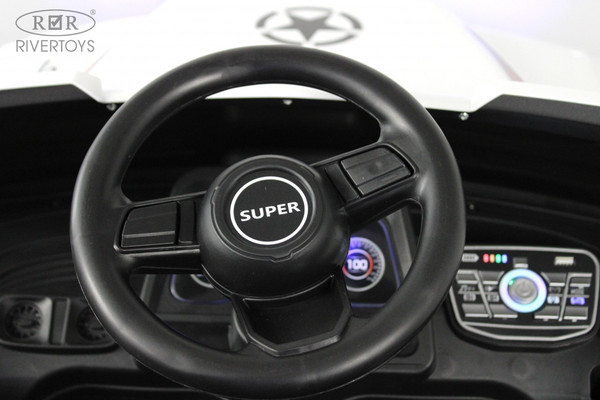 Изображение товара Детский автомобиль RiverToys X888XX (белый)