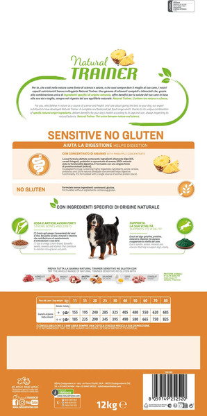Изображение товара Сухой корм для собак Trainer Natural Sensitive No Gluten Medium&Maxi Adult с уткой (12кг)