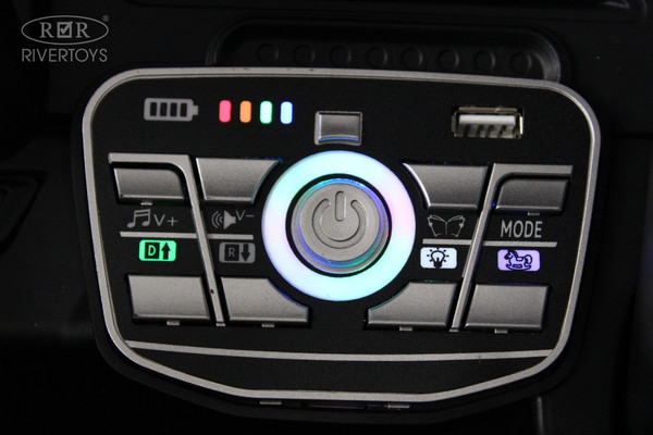 Изображение товара Детский автомобиль RiverToys E007EE (серый/оранжевый)